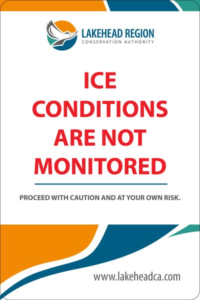 BE AWARE OF ICE CONDITIONS